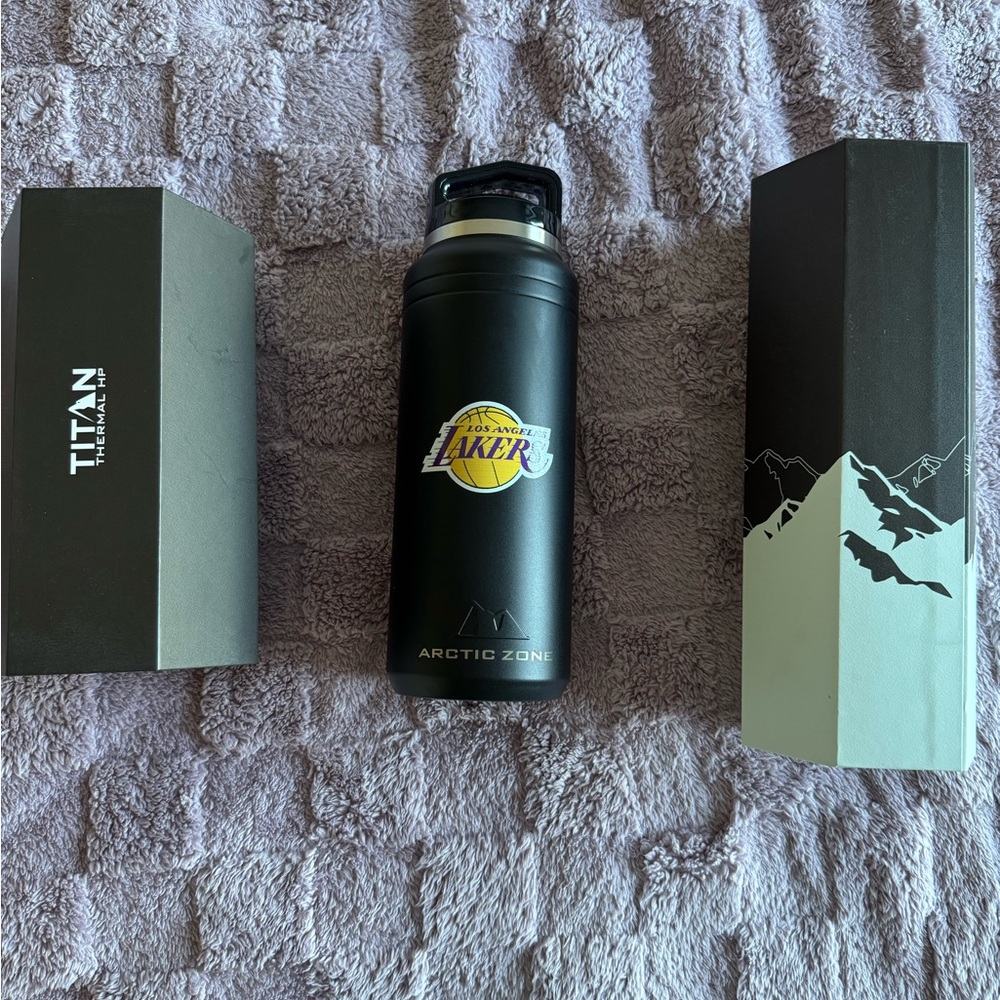 Black Arctic Zone Lakers Water Bottle